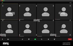 Video conference calls window overlay. Video calls window overlay. Call Window App template. Digital communication. Remote communication Stock Vector Image & Art - Alamy