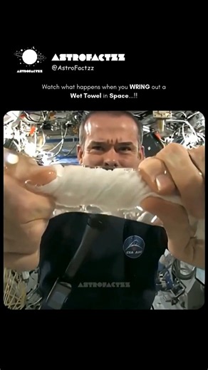 Wringing a Towel in Zero-G! 💧🚀