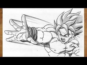 How to Draw Goku Super Saiyan 2 | Step by Step Tutorial