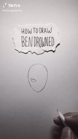 Drawing BEN DROWNED Tutorial | Fun Duet Challenge!
