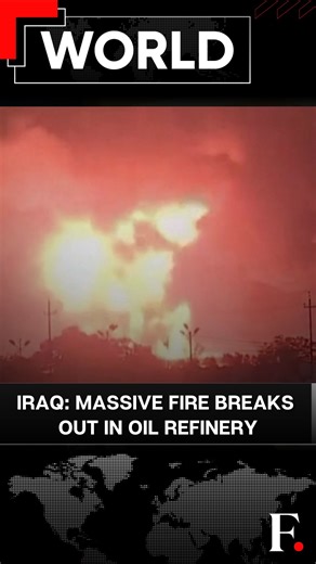 1.4K views · 16 reactions | #FPReels: A massive fire broke out at an oil refinery in Irbil, in northern Iraq. A team of firefighters were also deployed to battle the blaze. The preliminary assessments indicated the fire began in the refinery's liquid asphalt warehouse. As per reports, ten people suffered injuries and also had trouble while breathing. | Firstpost | Facebook
