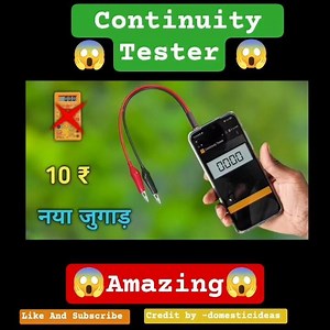 Continuity Tester Making at home💡 continuity tester Kaise banaye Ghar per🏮#viral #shorts #continuity