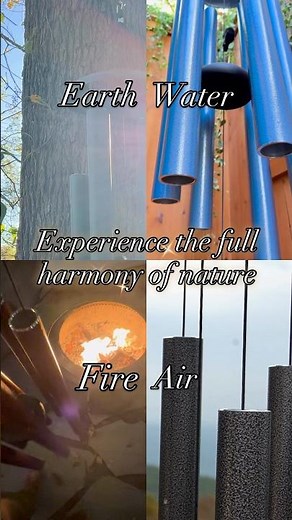 Wind River Chimes Elements Quartet (Large) 🌎 💦 🔥 🌬️ #windchimes #elements