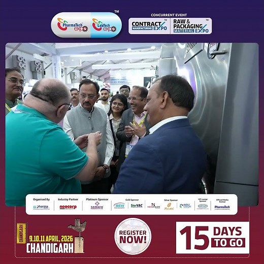 15 Days to Go! PharmaTech & LabTech Expo 2026 Chandigarh | Register Now as Visitor