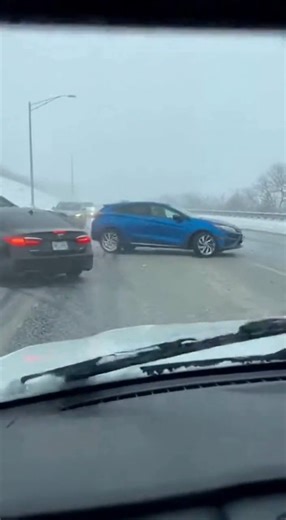 Interstate 80 Westbound, 6:12 a.m. – “I Thought I Was Dead”Dashcam phone footage from inside a silver sedan crawling through a total whiteout blizzard. You can barely see ten feet ahead. Wipers on max, defroster blasting, radio off, just the sound of the driver breathing fast.Suddenly the brake lights in front disappear into a wall of snow. The driver mutters “What the hell…” and slams the brakes. The car instantly locks up and starts sliding sideways on pure black ice.The camera jerks hard as t