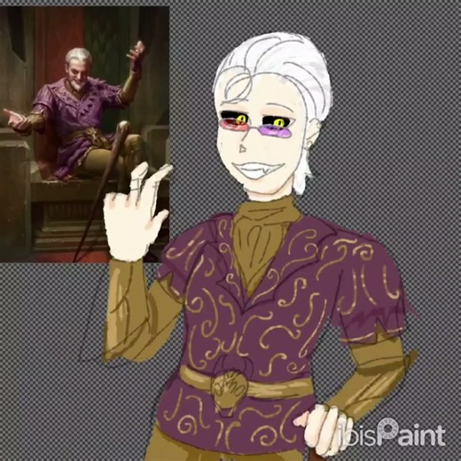 idea my friend gave me! # #art #speedpaint #elderscrolls #sheogorath