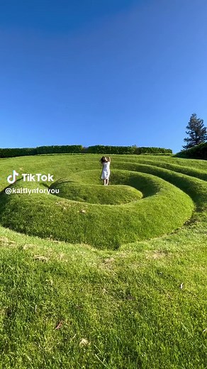Exploring the Enchanting Spiral Grass Hill Landscape
