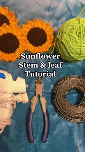 Sunflower Stem & Leaf Tutorial