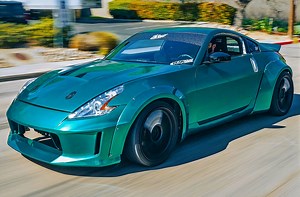 Liberty Walk Nissan 350Z Becomes World's First to Get All-Electric Tesla Conversion