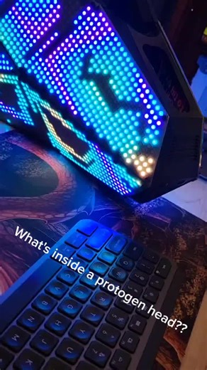 Here's what's inside a protogen head! #protogen #protogenfurry #protogenfursuit #furryfandom