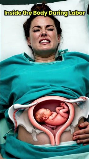 What Happens Inside the Body During Labor? 👶#shortvideo #miracleinmotion #pregnant #baby