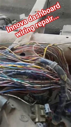 #Innova Dashboard wiring repair....