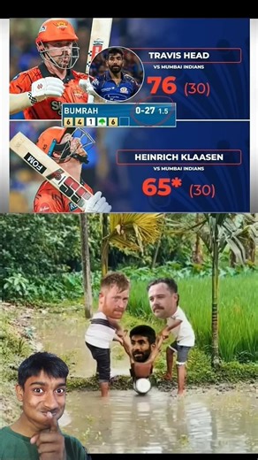 MI FANS SHOCKED 😆 Bumrah ko mila SRH ka jhatka 🤣_🫵_😆#ytshorts #cricketcomedy #iplcomedy #ipl2026