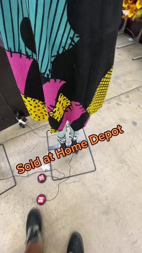 Animated Sally at Home Depot - Halloween Nightmare Before Christmas