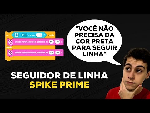 SEGUIDOR DE LINHA NO SPIKE PRIME - CONDICIONAL SIMPLES