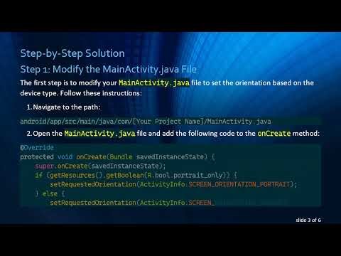 How to Configure Android Orientation for Your React-Native App