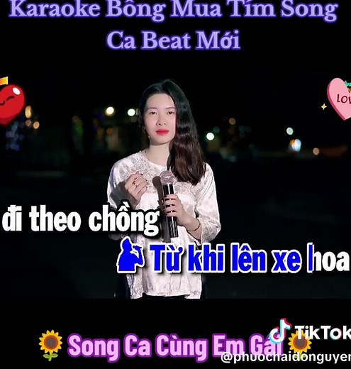 Karaoke Bông Mua Tím Song Ca Đỉnh Cao