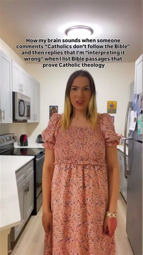 I believed Catholics didn’t go by the Bible for most of my life. As a Protestant in Church of Christ I was taught that Catholic theology came from man made tradition and that Church of Christ went by the Bible. This was the explanation for why Catholic and Protestant theology contradicts each other, in many cases on major theology. As I was discovering the early church and in the midst of choosing Catholicism I learned that the Catholic Church also believes she gets her teachings from the Bible,