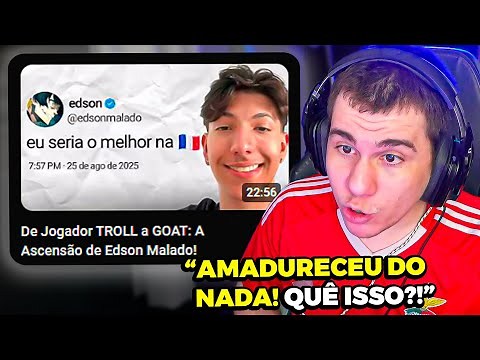 PULGA REAGE: De Jogador TROLL e GOAT "A Ascensão de Edson Malado!"