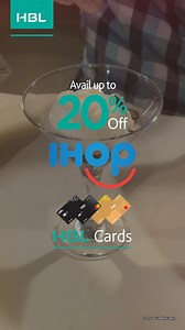 Mornings Made Better! Indulge in some deliciousness at IHOP and avail up to 20% off using your HBL Card. For details, visit hbl.com/dd or simply checkout Deals & Discounts on HBL Mobile App Terms & Conditions Apply #HBL #HBLCards #Karachi #Lahore #IHOP | HBL
