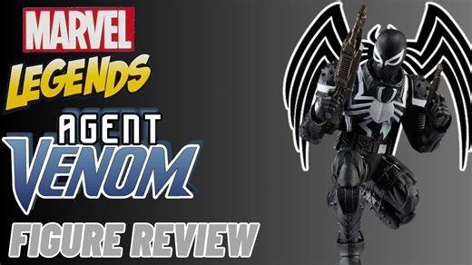 Marvel Legends Retro Agent Venom Action Figure Review