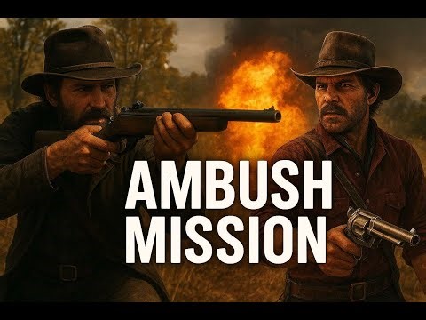 RDR2 PS5 4K 60FPS Gameplay | Intense Ambush Mission | Red Dead Redemption 2