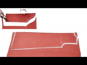 10 Minutes!! You won't believe it's this easy /Very Easy Dress Sewing