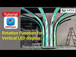 Huidu Controller A5 Tutorial of LED Display Rotation Setup in HDPlayer