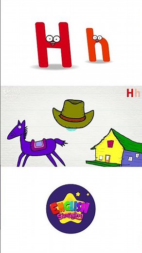Alphabet Song - Alphabet ‘H’ Song - English song for Kids #shorts