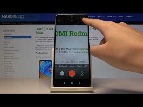 XIAOMI Redmi Note 9 Pro – Open Camera Settings & Enable Image Stabilization