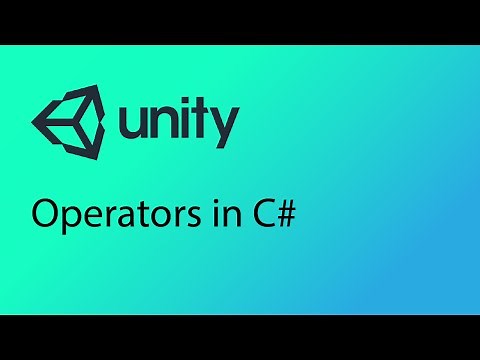 Unity Tutorial 16 - Operators in C#