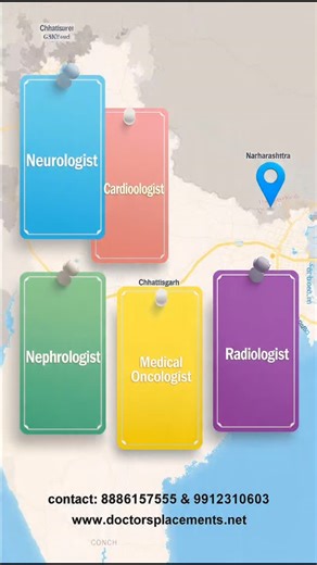 Pallela Shiva Reddy on Instagram: "🤵🏻We’re Hiring :#NEUROLOGIST #CARDIOLOGIST #NEPHROLOGIST #MEDICAL ONCOLOGIST #RADIOLOGIST 🎯Locations: #CHATTISGARH - #MAHARASHTRA 🏥 Super Speciality Hospitals 🧠 Experience :- 1 to 7 Years. 💰 Salary: 6 to 11 Lakhs Per Month / Negotiable 🗣️ Language: HINDHI/KANNADA / TELUGU / MARATHI / GUJARATI 📲:8886157555/9848679069/9912310603 / 8008525445 💌doctorsplacements.net@gmail.com 💌info@doctorsplacements.net 💌shivareddy5557@gmail.com 🌐www.doctorsplacements.n