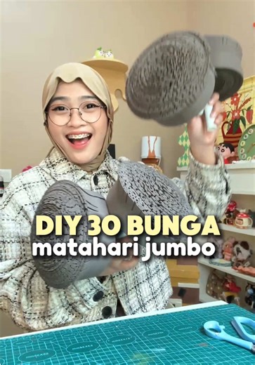 DIY 30 Bunga Matahari Jumbo — Cara Bikin & Ide Pajangan