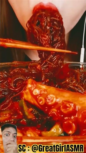 ASMR 4X Spicy Cold Noodles 🔥🥰