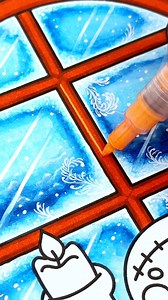 How to Color a Frosted Window (colors used below🌈👇) Coloring Book: Spooky Comfy What I Used: Ohuhu Markers, White Gel Pen Colors Used B05 / B050 - Robin Egg Blue BV58 / B140 - Crystal Blue BV414 / B270 - Denim Blue BV415 / B290 - Antwerp Blue YR213 / YR180 - Squash Orange YR515 / YR5 - Burnt Sienna Full tutorial: View on the Anna Rose website #coloringbook #coloring #satisfying #ohuhumarkers | Anna Rose