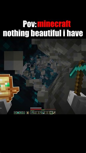 POV: In Minecraft I Have NOTHING Beautiful 😭 #shorts #minecraftpov