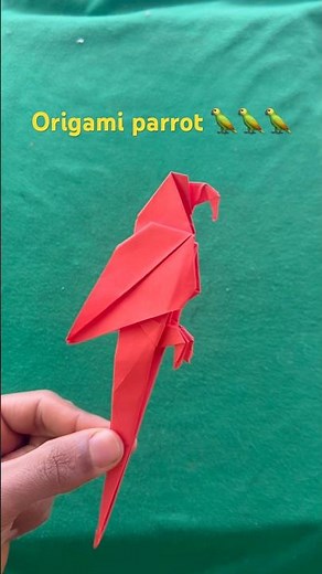🦜 Amazing Paper Parrot | Easy Paper Craft That Looks Real!