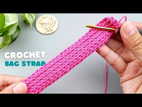🧶One of The Best How to Crochet Bag Strap or Crochet a Cord Step by Step | ViVi Berry Crochet