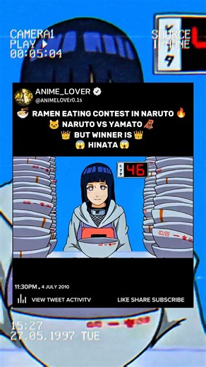 RAMEN EATING CONTEST IN NARUTO 🍜🐱