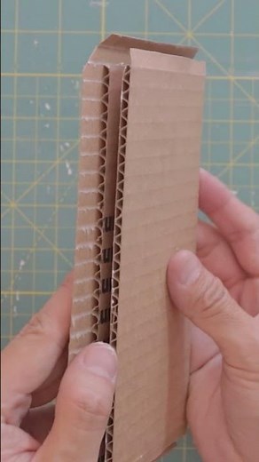 💡a desktop cabinet from cardboard📦 #diy #cardboardcraft #desktoporganizer