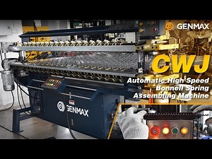 Bonnell Spring Assembly Machine for Foam Mattress | Bonnell Spring Production CWJ