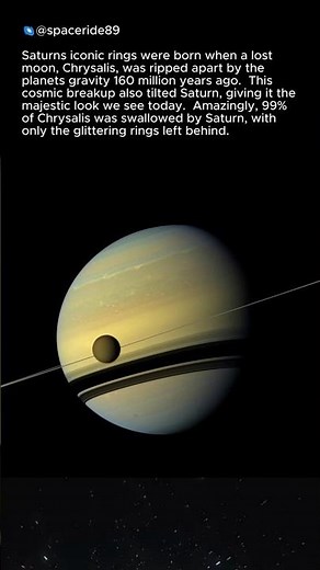 Saturn’s Rings Were Born from a Lost Moon | NASA Discovery Explained #astronomyfacts