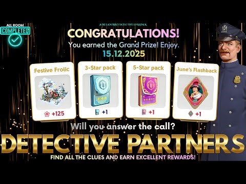 JUNE'S JOURNEY DETECTIVE PARTNERS EVENT (FINAL PART) | Grand Prize Reveal & Event Recap!