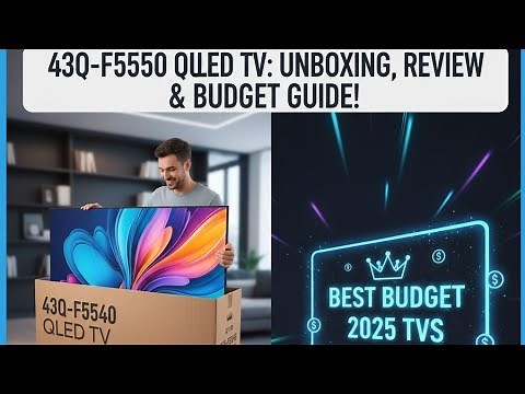 BPL 43 Inch Smart LED TV Unboxing & Honest Review | Q-LED TV Budget King 4K TV 2025/ 43Q-F5540 #bpl