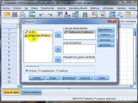 Pruebas de Normalidad en SPSS
