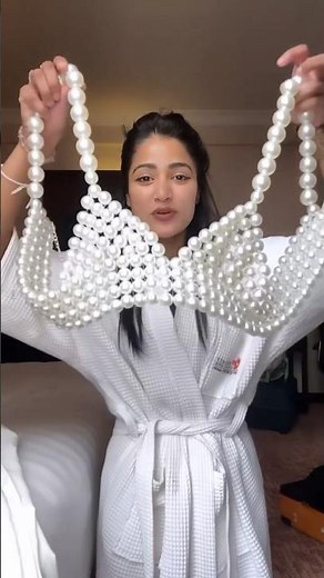 Styling Viral Pearl Bralette Top 😍 #GRWM