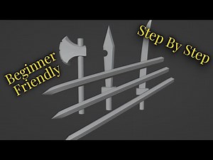 How to Model Blades in Blender for 3D printing