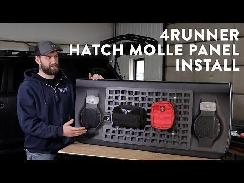 4Runner Hatch MOLLE Panel Install