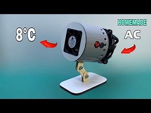 How To Make A Portable AC | Air Conditioner Fan With 60W Peltier