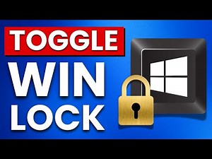 How To Enable and Disable Win Lock (FAST & EASY) - Windows PC